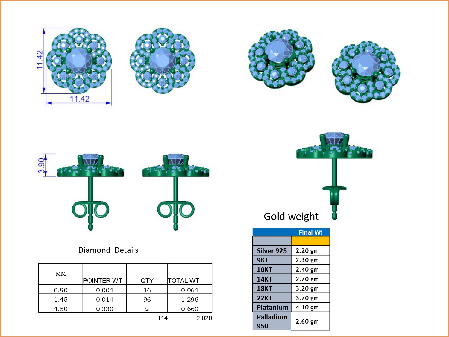 Best Quality 3D Jewelry Cad Design Services